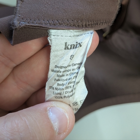 KNIX Wing Woman Contour Bra Size 8 Brown Color Wireless - Picture 12 of 12